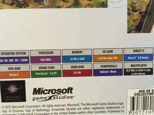 PC - Age of Empires Collectors Edition
