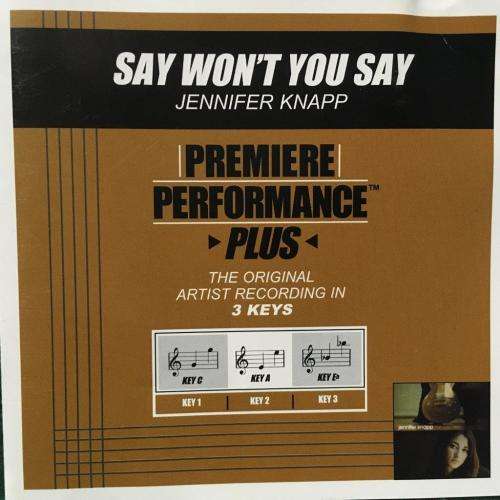 CD - Jennifer Knapp - Say Won`t You Say