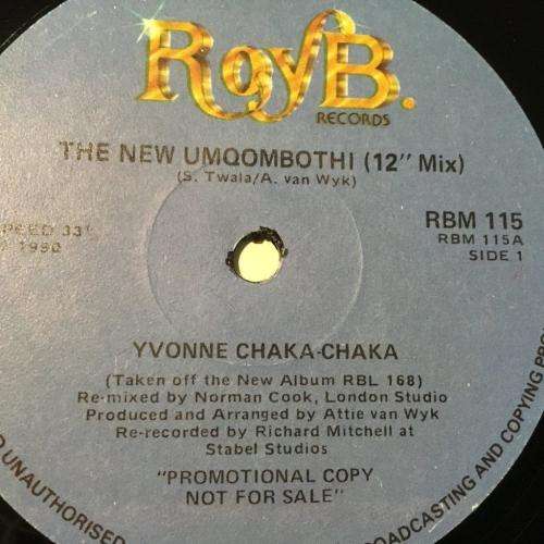 L.P. - Yvonne Chaka Chaka - The New Umqombothi 12" Promo Copy