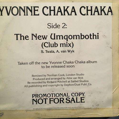 L.P. - Yvonne Chaka Chaka - The New Umqombothi 12" Promo Copy