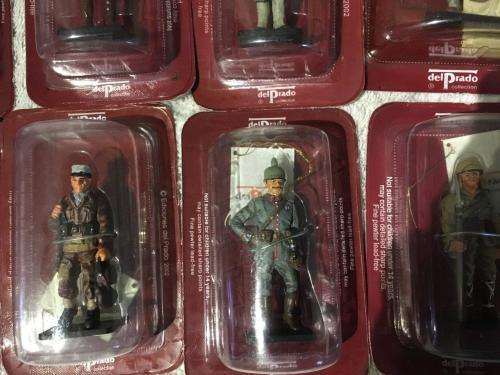 43 x Del Prado Men At War Lead Soldier Collection (+-7cm tall) (new never opened)