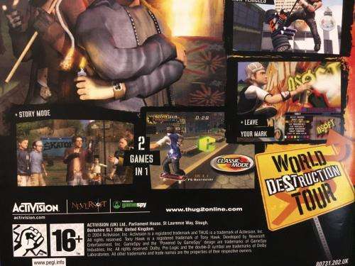PS2 - Tony Hawk's Underground