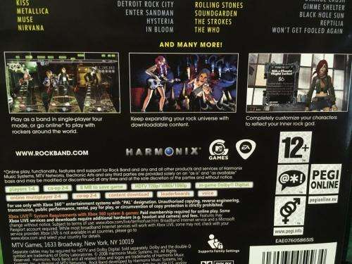 Xbox 360 - RockBand