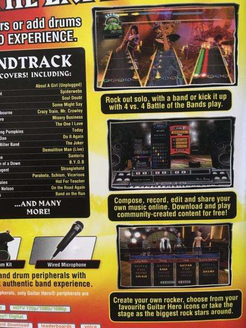 Xbox 360 - Guitar Hero World Tour