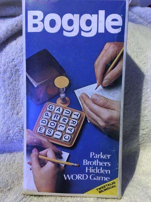 Vintage Boggle - Parker Brothers Made in South Africa under Licence to Parker USA