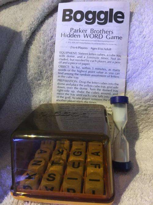 Vintage Boggle - Parker Brothers Made in South Africa under Licence to Parker USA