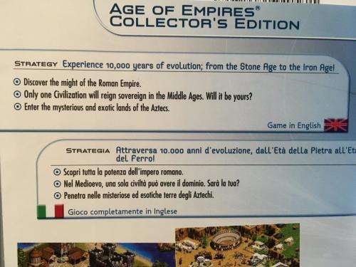 PC - Age of Empires Collectors Edition