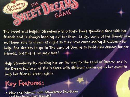 PS2 - Strawberry Shortcake - The Sweet Dreams Game