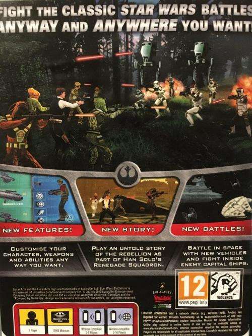 PSP - Star Wars Battlefront Renegade Squadron