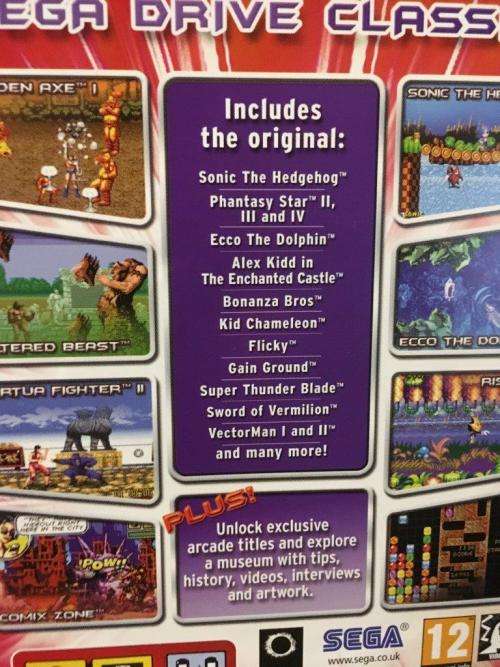 PSP - SEGA Mega Drive Collection - PSP Essentials