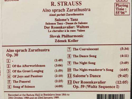 CD - R.Strauss : Also sprach Zarathustra