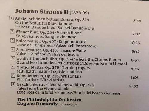 CD - J.Strauss - Waltzes - Ormandy