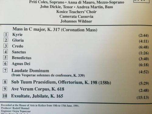 CD - Mozart - Coronation Mass