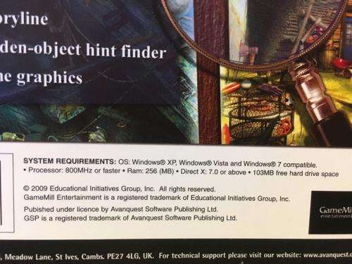 PC - Bermuda Triangle - Hidden Object Game