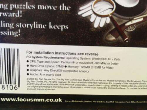PC - Mystery Chronicles Murder Among Friends - Hidden Object Game