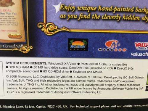 PC - The Magician`s Handbook Cursed Valley - Hidden Object Game