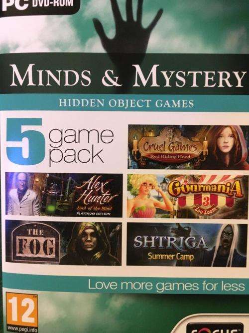 PC - Minds & Mystery - 5 Game Pack - Hidden Object Game