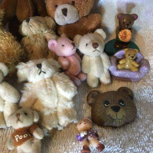 Job lot of 14 Small Collectable Teddies
