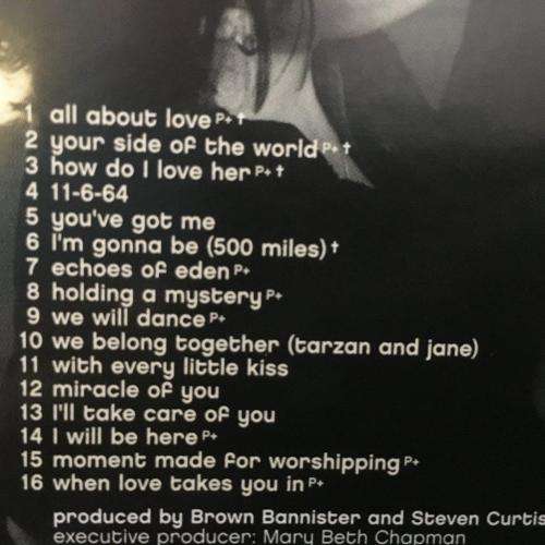 CD - Steven Curtis Chapman - All About Love