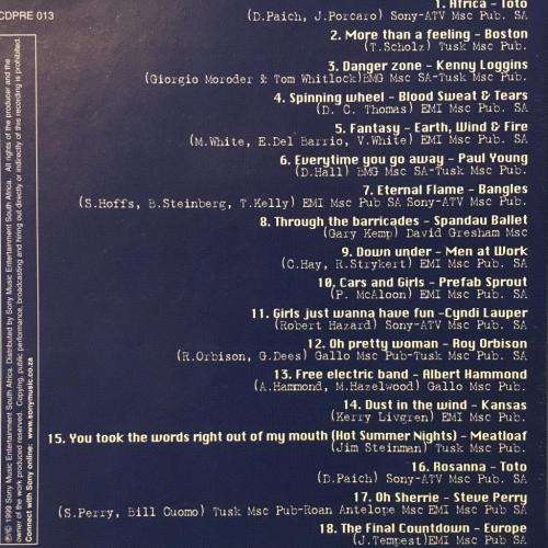 CD - Goodyear - The Ultimate Cruise 2000 cd - 18 Original Artists