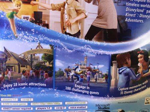 Xbox 360 - Kinect Disneyland Adventures (New Sealed) (Requires Kinect Sensor)