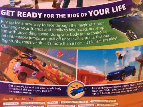 Xbox 360 - Kinect Joy Ride (Requires Kinect Sensor)