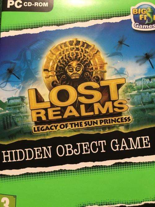 PC - Lost Realms - Legacy of The Sun Princess - Hidden object Game
