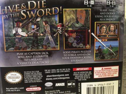 Nintendo DS - Pirates of the Caribbean At World`s End
