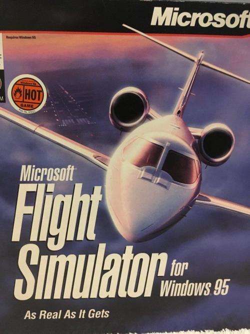 PC - Microsoft Flight Simulator for Windows 95 As real As It gets (Big Box Game)