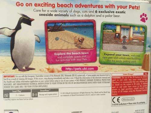 Nintendo 3DS - Petz Beach