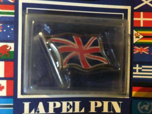 Rugby Union Jack Lapel Pin (NOS)