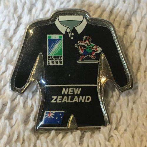 Rugby World Cup 1999 New Zeeland Lapel Pin (NOS)