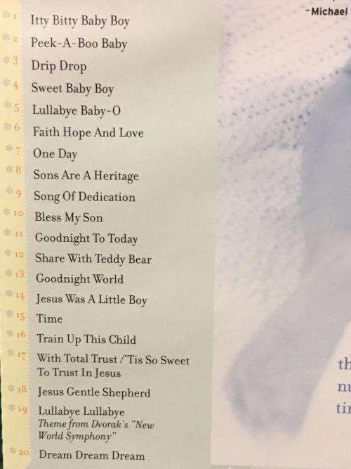 CD - Bless My Little Boy - Songs of Love & Blessing from a Mother`s Heart