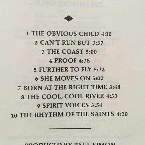 CD - Paul Simon - The Rhythm Of The Saints