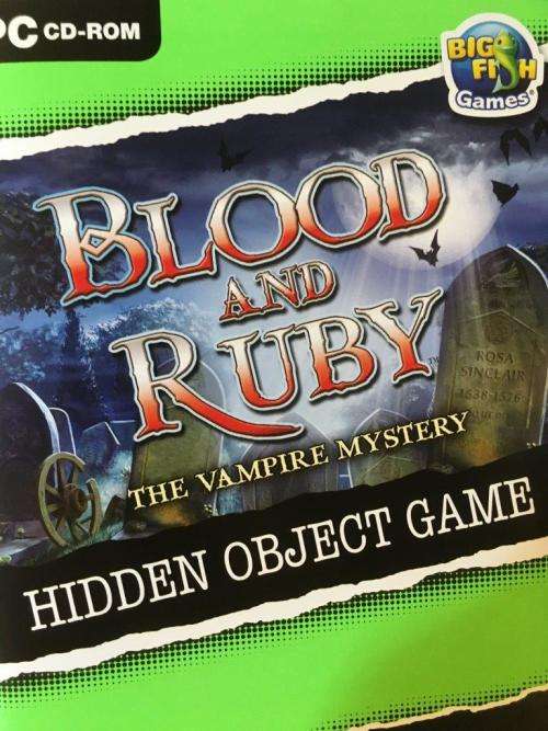 PC - Blood And Ruby The Vampire Mystery - Hidden Object Game