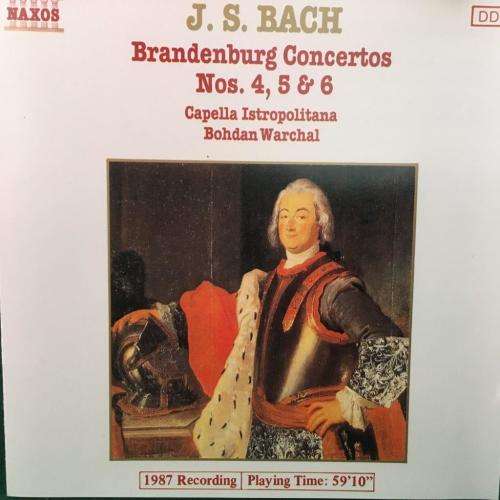 CD - J.S.Bach - Brandenburg Concertos Nos 4,5 & 6