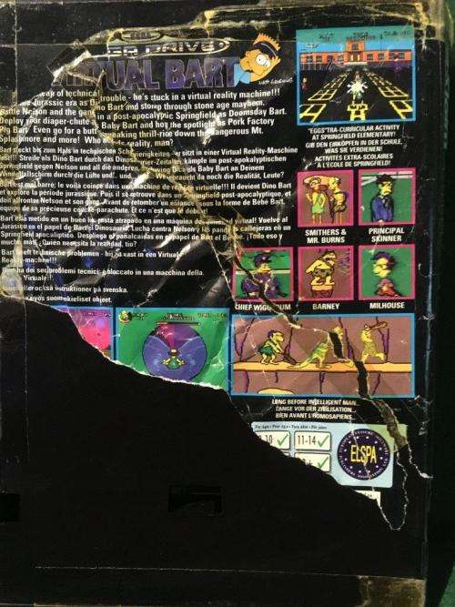 Sega Mega Drive - Virtual Bart