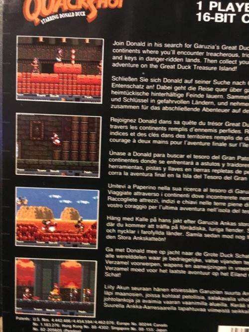 Sega Mega Drive - Quackshot Starring Donald Duck