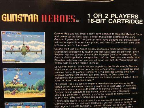 Sega Mega Drive - Gunstar Heroes