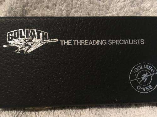 Vintage Goliath O-Vee Screw thread Measuring Gauges