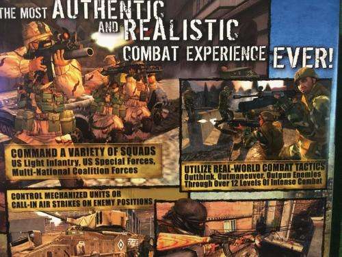 PS2 - Full Spectrum Warrior Ten Hammers