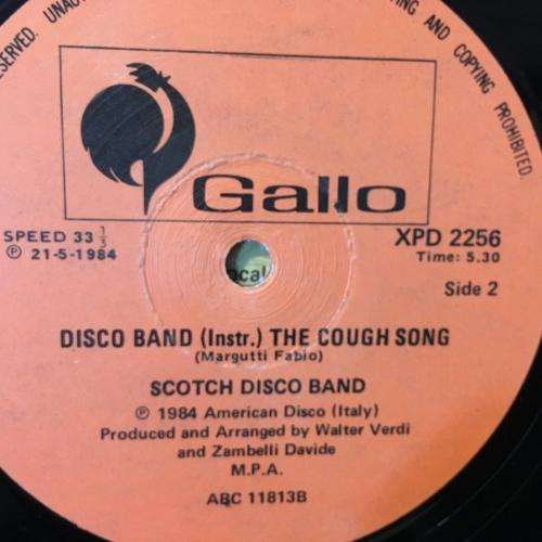 LP - Scotch Disco Band - The Cough Song
