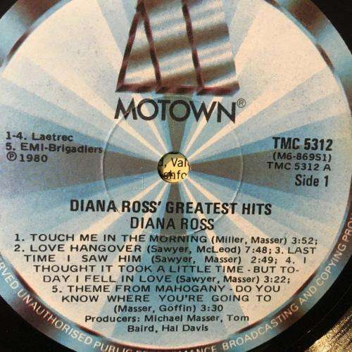 LP - Diana Ross - Greatest Hits
