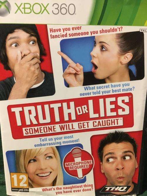 Xbox 360 - Truth or Lies Someone Will Get Caught (Microphone Required) (New sealed)