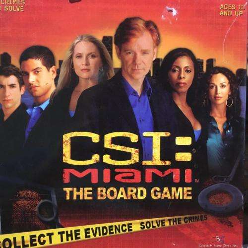CSI: Miami Crime Scene Investigation - The Board Game - Speciality Board Games