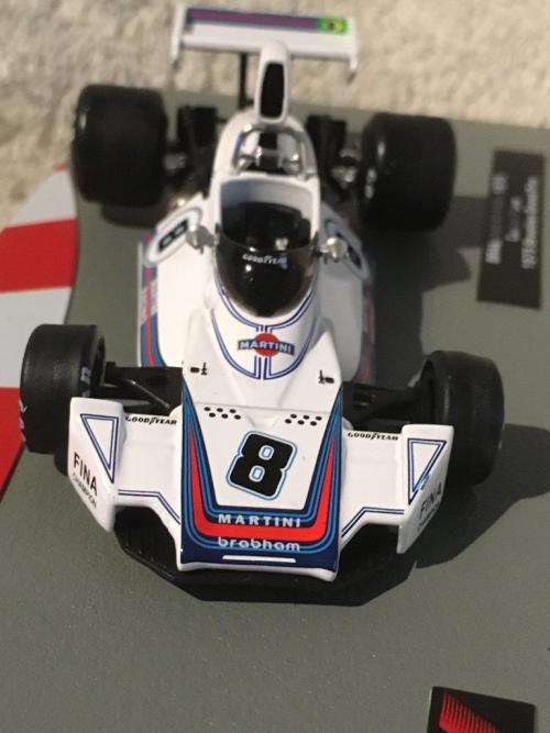 Brabham BT44B 1975 - Carlos Pace 1975 Brazilian Grand Prix -  F1 Car Collection 1:43 Scale Die Cast