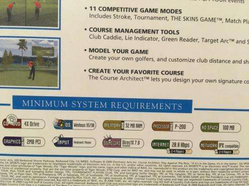 PC - Tiger Woods PGA Tour 2001 - EA Classics (windows 95/98)