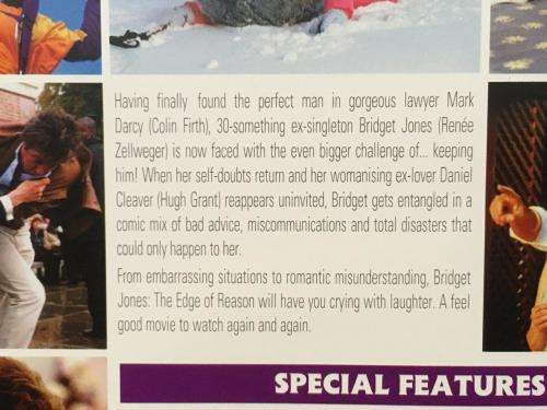 DVD - Bridget JOnes The Edge Of Reason