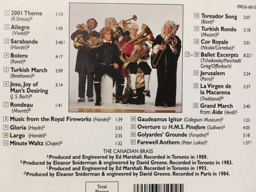 CD - Canadian Brass - Bolero & Other Classical Blockbusters