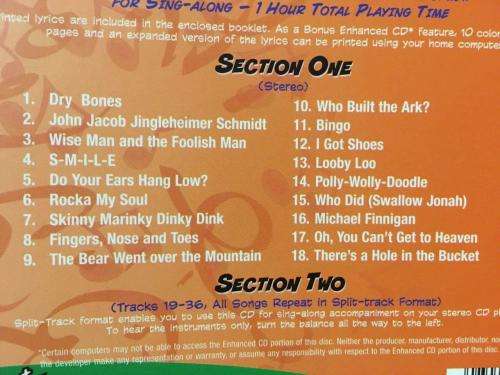 CD - Silly Songs - 18 Wholesome Fun Songs For Kids
